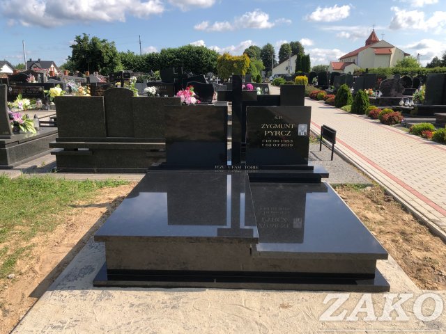 Nagrobek podwójny dwupłytowy