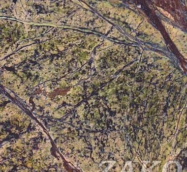 Marmur Forest Green, zielono-brązowy