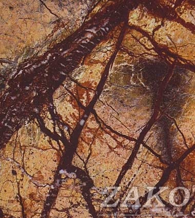 Marmur Forest Gold, złoto-brązowy