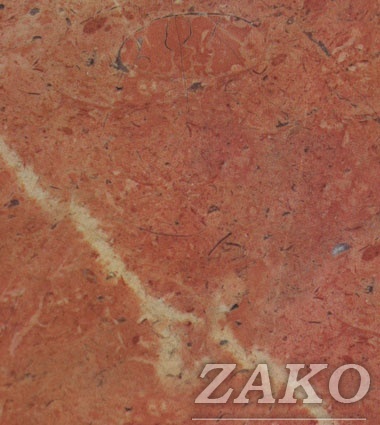 Marmur Rojo Alicante, czerwony