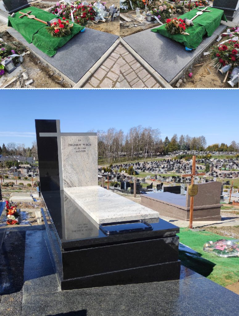 nagrobek na cmentarzu